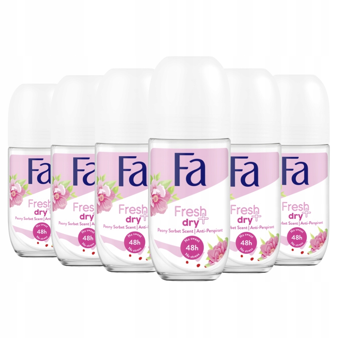 Fa Kuličkový deodorant Sorbet Pivoňka 50 ml x 6