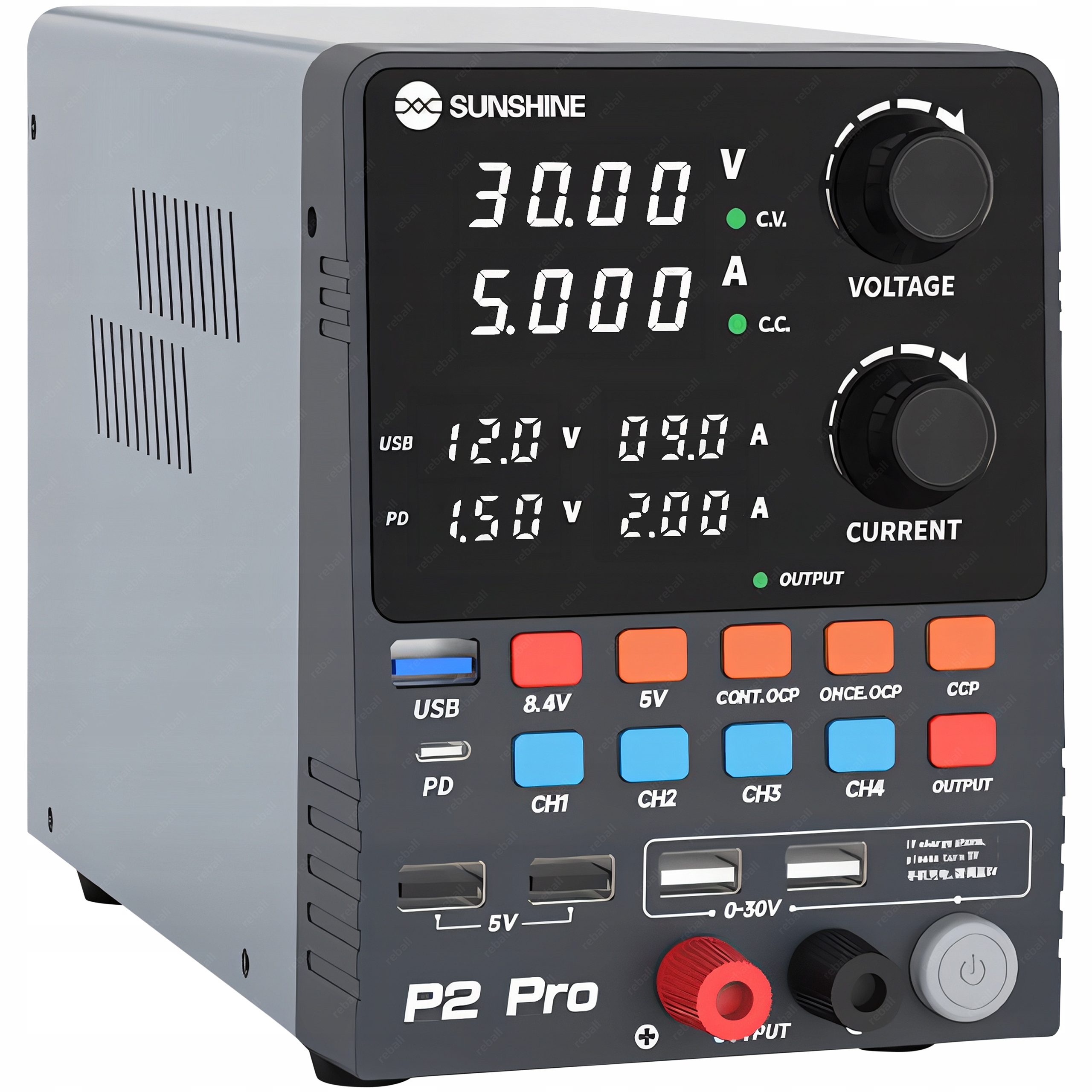 Servisní Laboratorní Napájecí Zdroj, Přesně Nastavitelný, Sunshine P2 Pro
