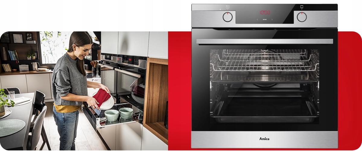 Piekarnik Amica ED37618X X-TYPE TERMOOBIEG GRILL Model ED37618X X-TYPE