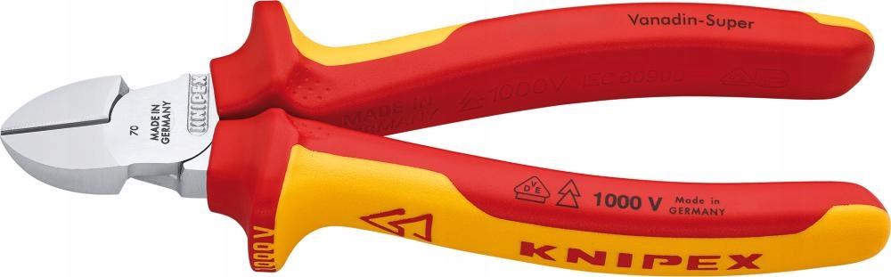 Boční štípací kleště pro elektrikáře Vde 180 mm Knipex