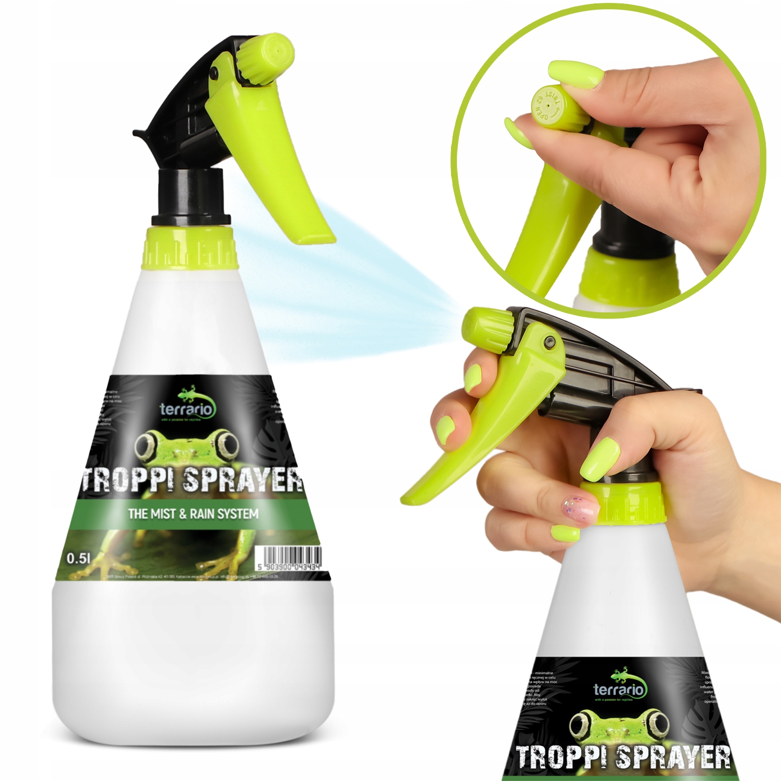 

Łatwy W Użyciu Zraszacz Do Terrarium Roślin 500ML