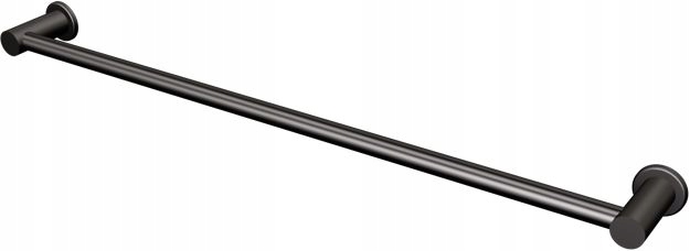 Reling věšák na ručníky tyč černý 50 cm