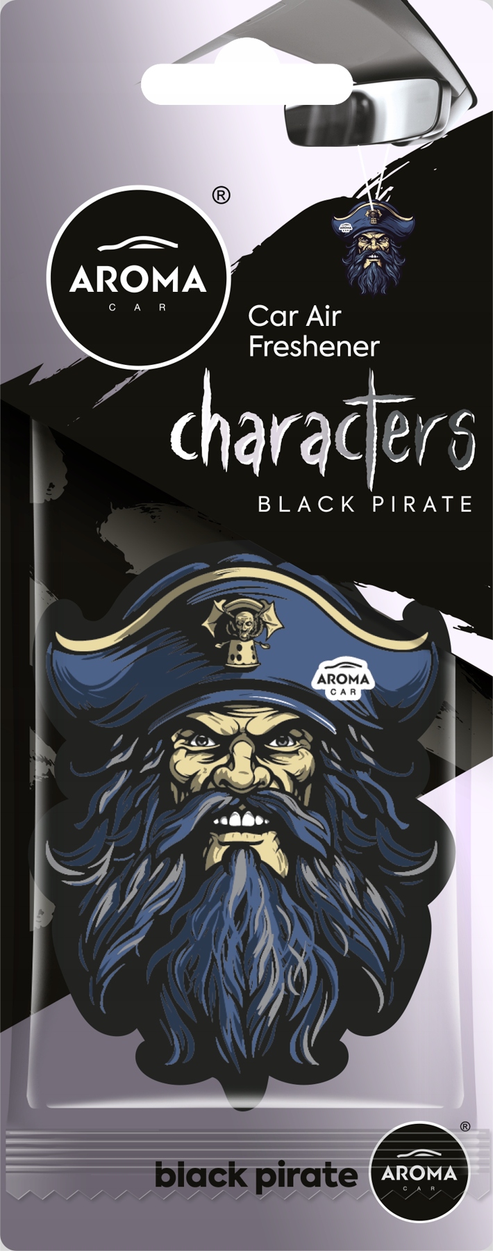 Aroma Car Characters Black Pirate
