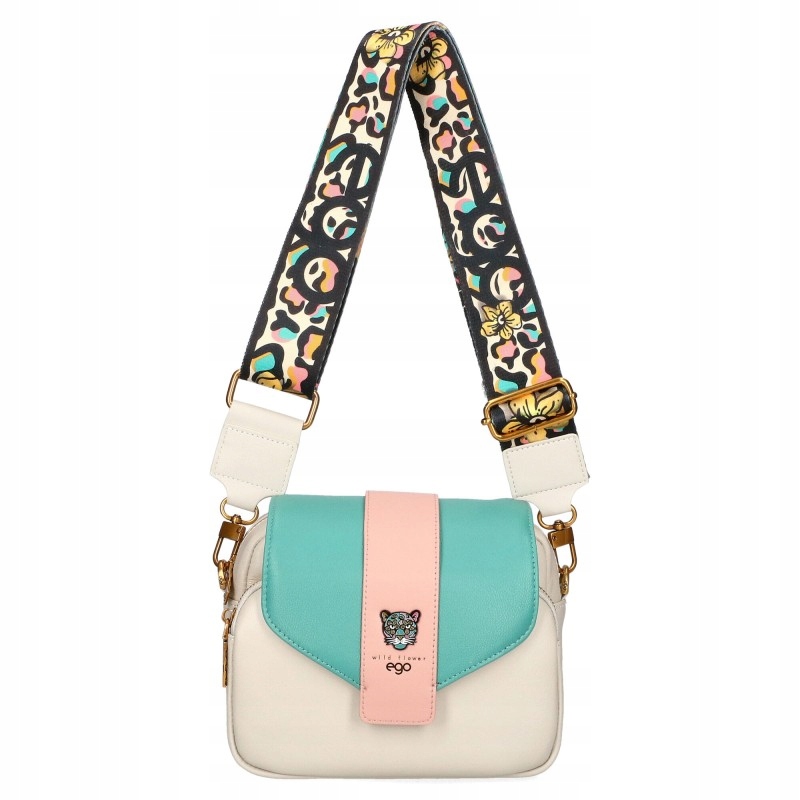 Ego torebka skórzana damska crossbody modularna 2 paski Wild Flower