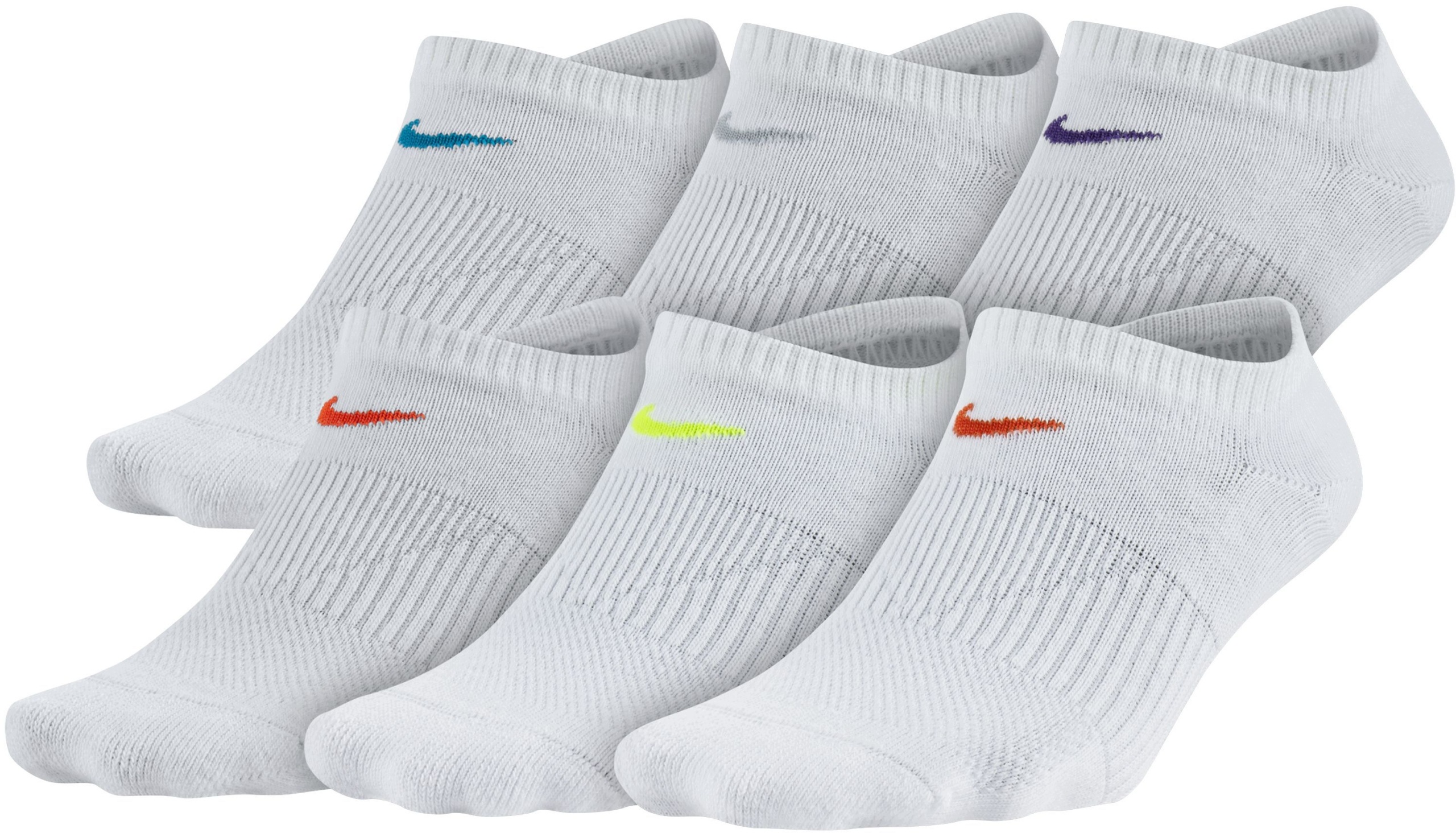 Dámské Nike Everyday Lightweight No-Show, 6 párů, velikost S