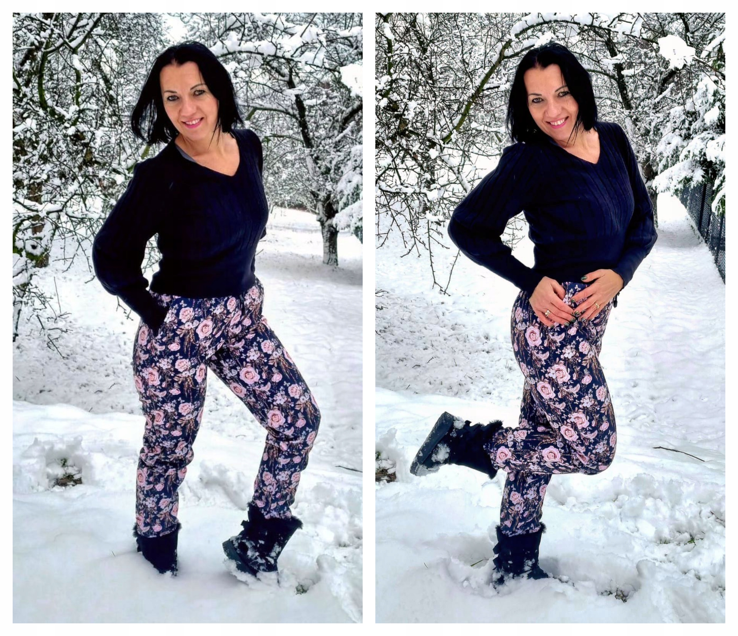 SPODNIE SOFTSHELL damskie, trekking, outdoor, hello rain, czarne PL XL/42 Stan opakowania oryginalne