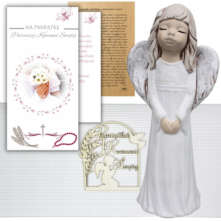 

Zestaw Komunia Figurka Anioła Stróża