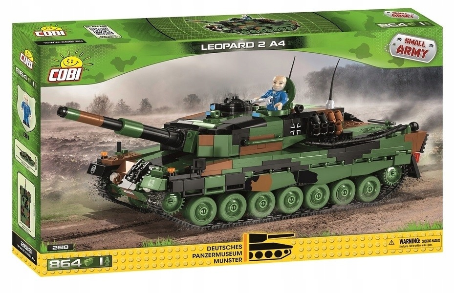 COBI ТОРМОЗНЫЕ Колодки Small Army Leopard 2A4