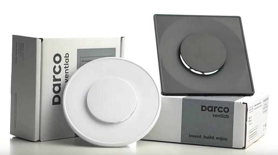 Anemostat nawiewno-wywiewny ASV Darco 100mm biały Średnica otworu (mm) 100