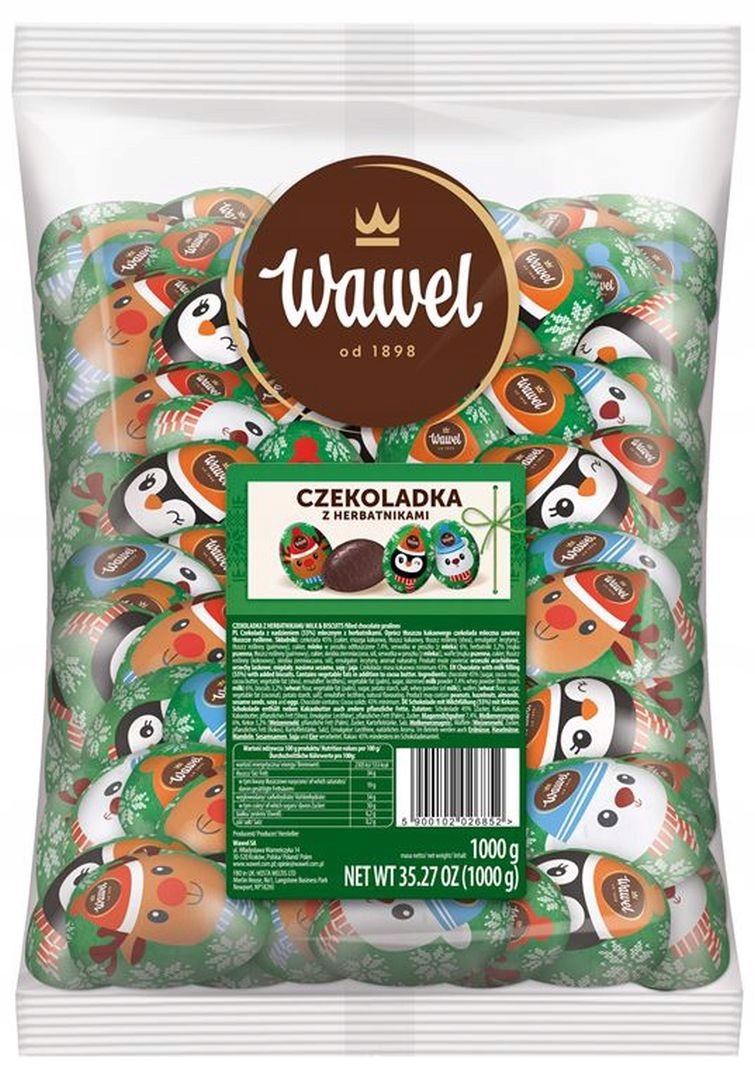Levně Wawel Čokoláda s sušenkami 1000 g