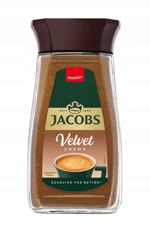 Levně Instantní Káva Jacobs Velvet Crema 200g