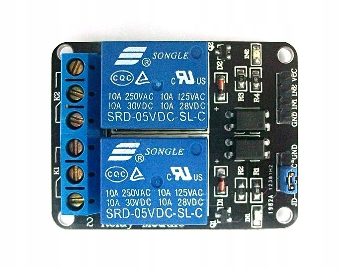 Moduł 2-kanałowy 5V 10A przekaźnik Arduino