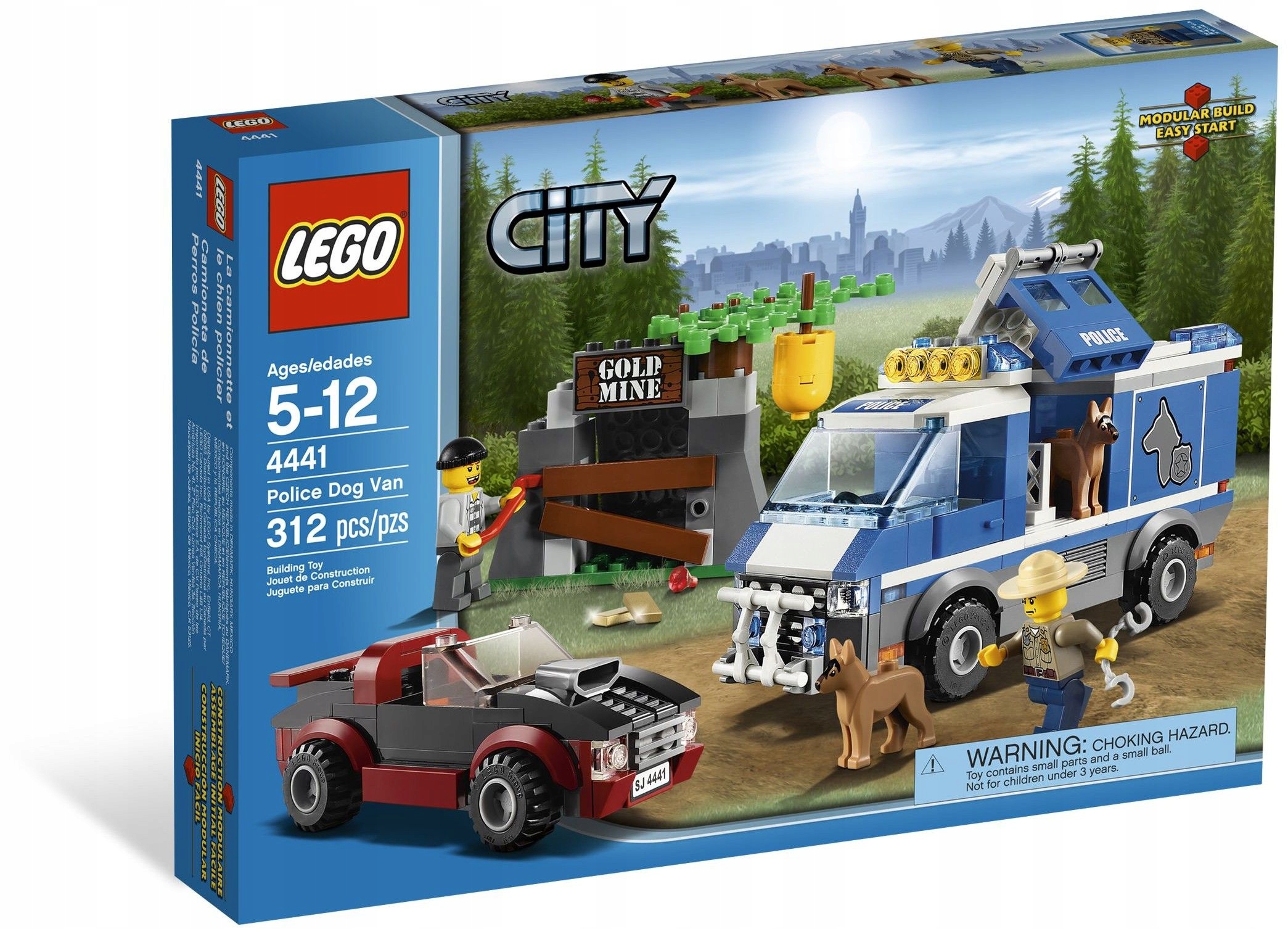 Klocki Lego City Zestaw Samochód dla psów policyjnych 4441