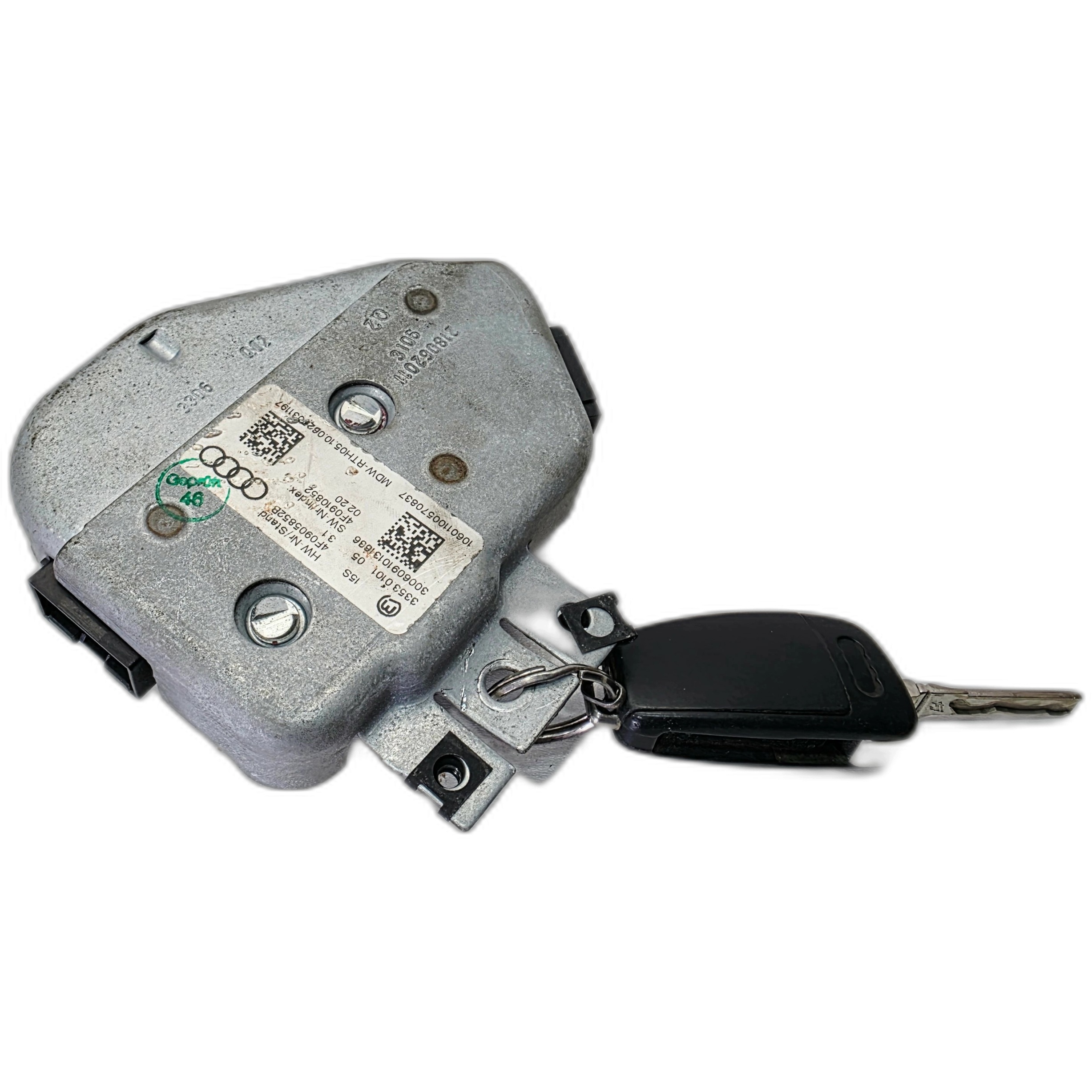 Serrure Volant + Clé AUDI Q7 A6 C6 4F0905852B 4F0837220R