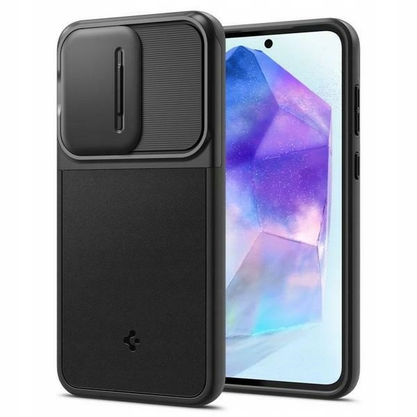 Spigen Optik Armor pouzdro pouzdro kryt Samsung A55 černý ACS07535