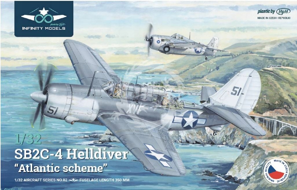 SB2C-4 HELLDIVER ATLANTIC SCHEME Infinity Models INF3202 skala 1/32
