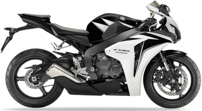 Samolepky Juula Pro Honda Cbr 1000 Rr 2010 Fireblade Bílá Černá NHB01XA