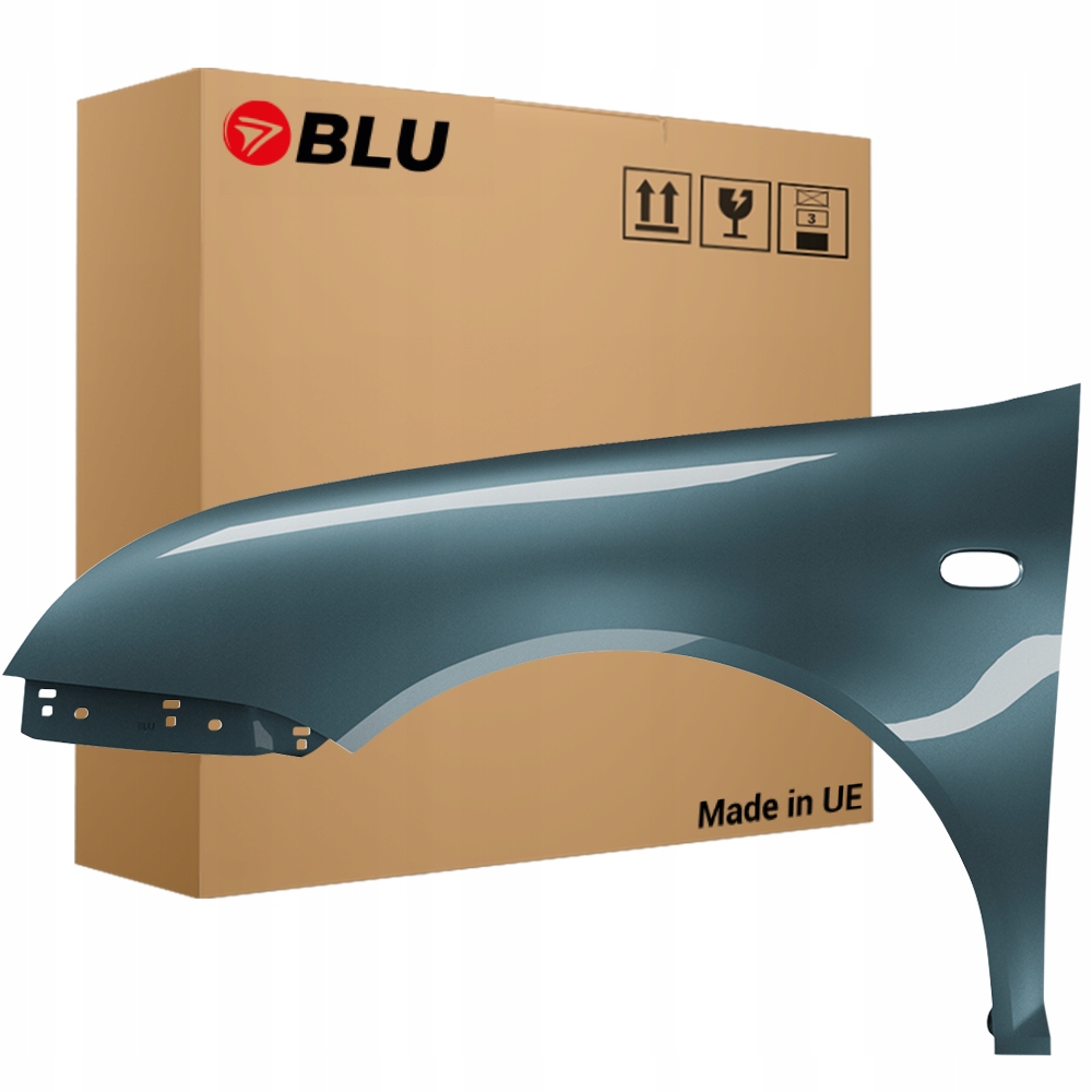 Blu Blatník Vw Bora LB5X levý zelený 98-05 1J přední pozink BlauSpirit