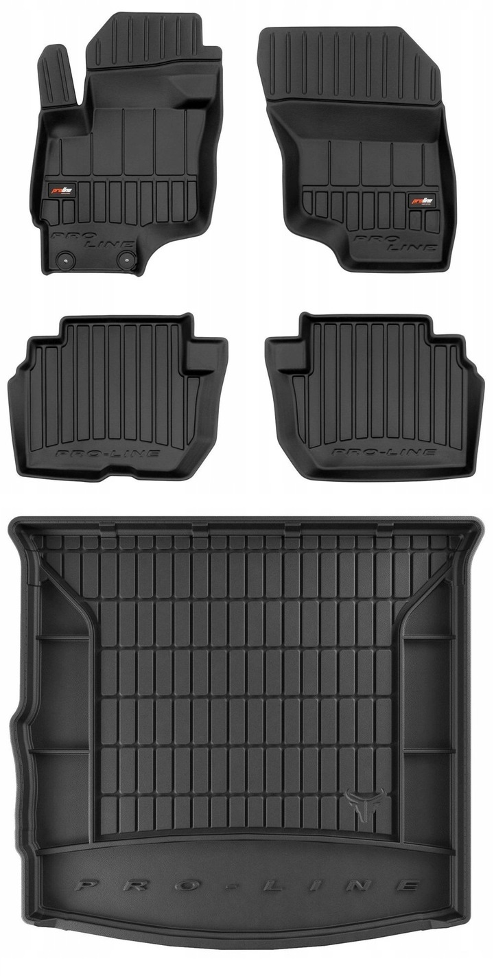 Sada 3D gumových koberců pro Mitsubishi Outlander 3 Phev od 2015-