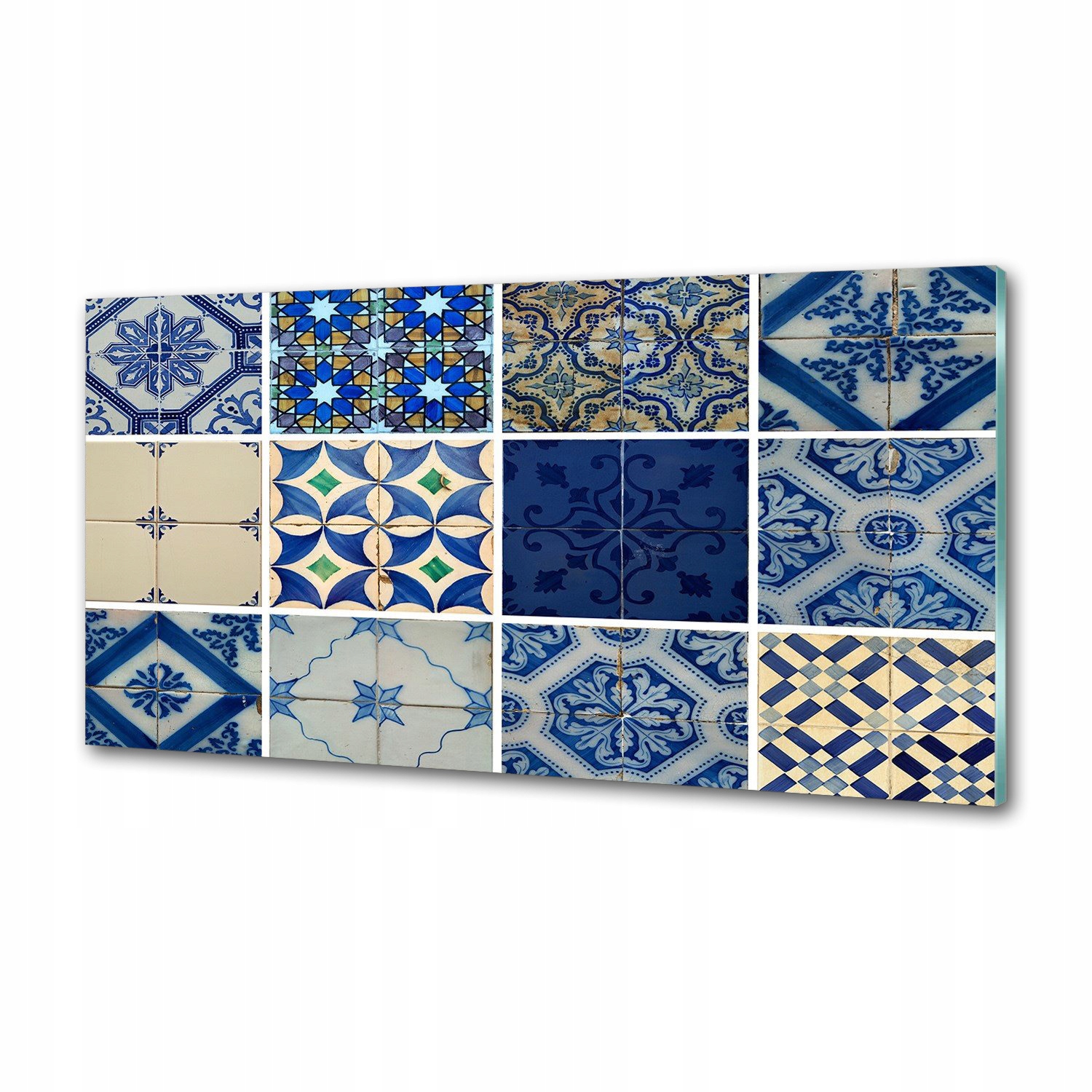 Panel do kuchyne Portugalské dlaždice 120x60 Lepidlo