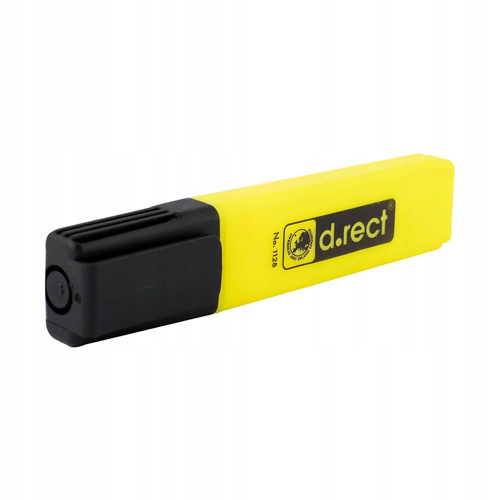 ZAKREŚLACZ NEONOWY FLUO ŻÓŁTY 1 SZTUKA 1128 D.RECT Stan opakowania oryginalne
