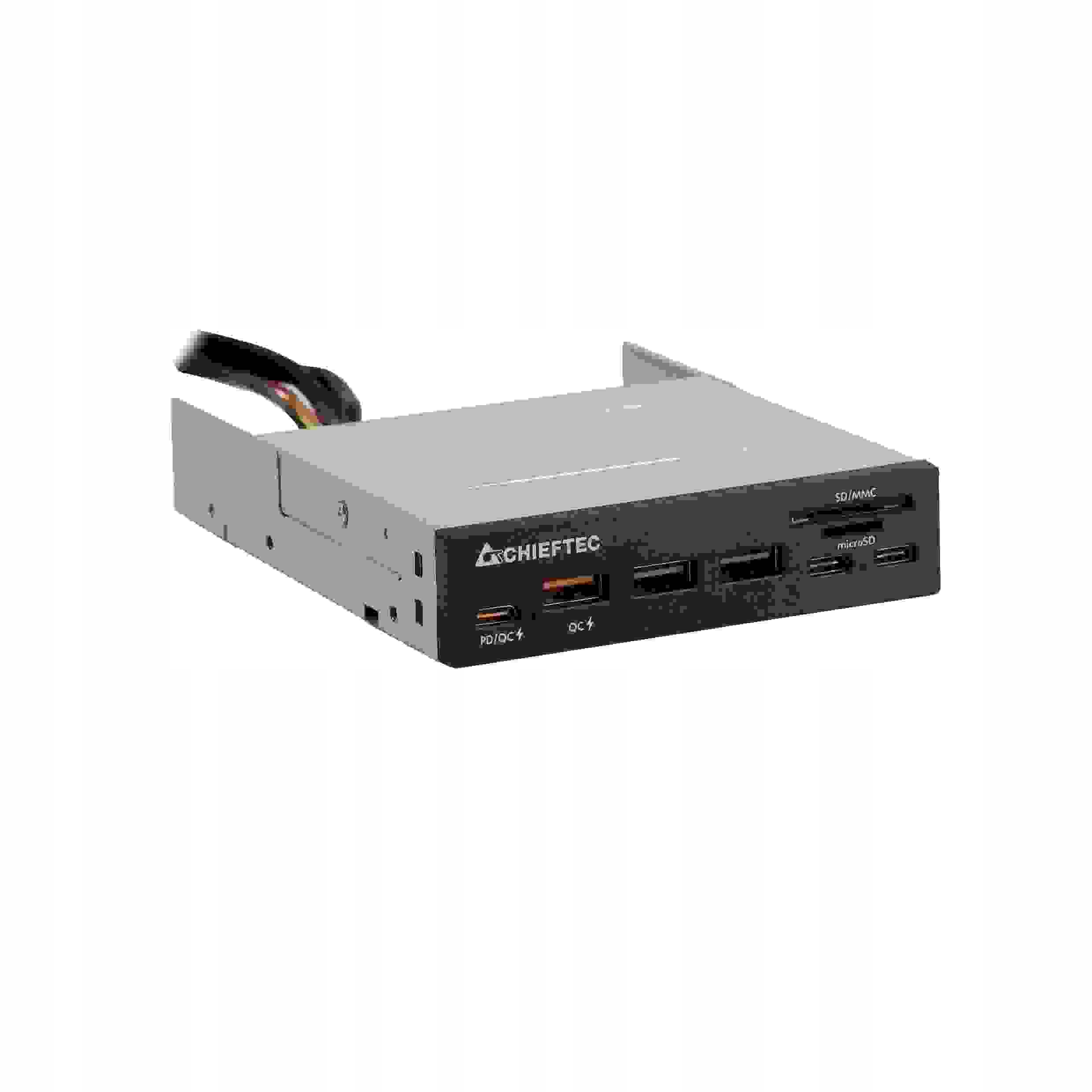 Čítačka kariet Chieftec CRD-908H, 3, 5", Usb 3.2 Hub CRD-908H