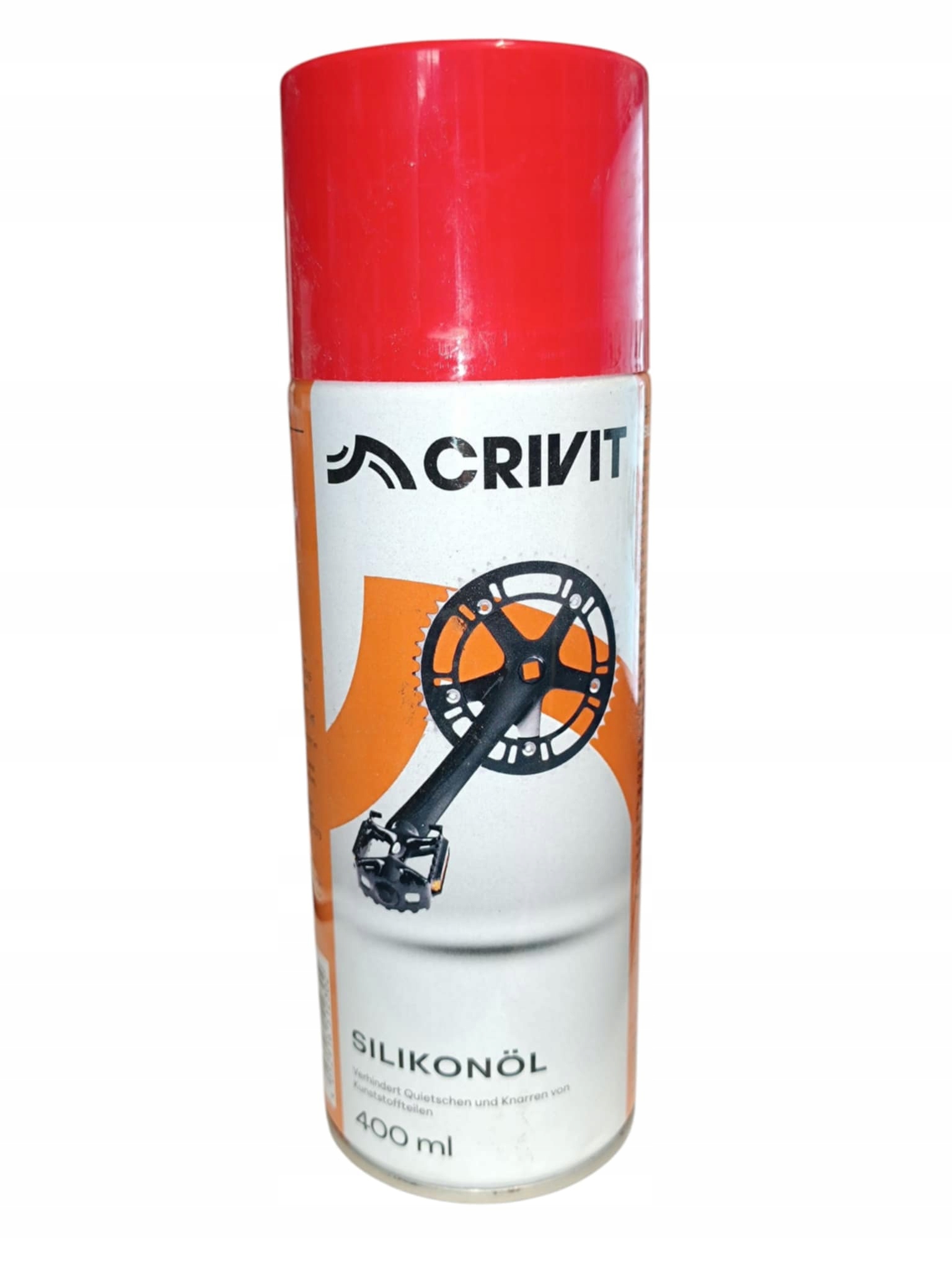 Silikon w sprayu do smarowania, ochrony części,Olej silikonowy Crivit 400ml