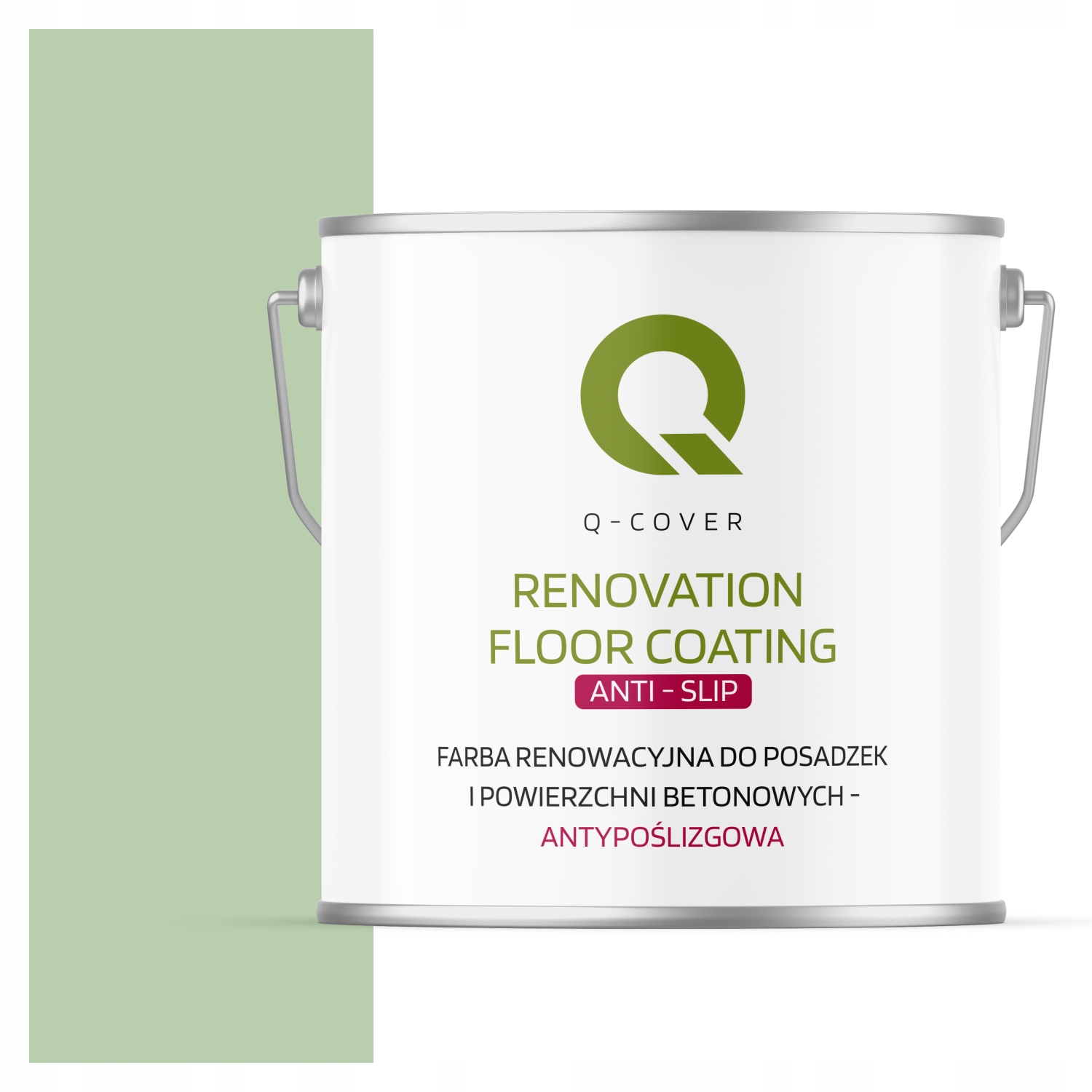 Renovačná Farba Na Podlahy Protišmyková Zelená Pastelová RAL6019 5 L