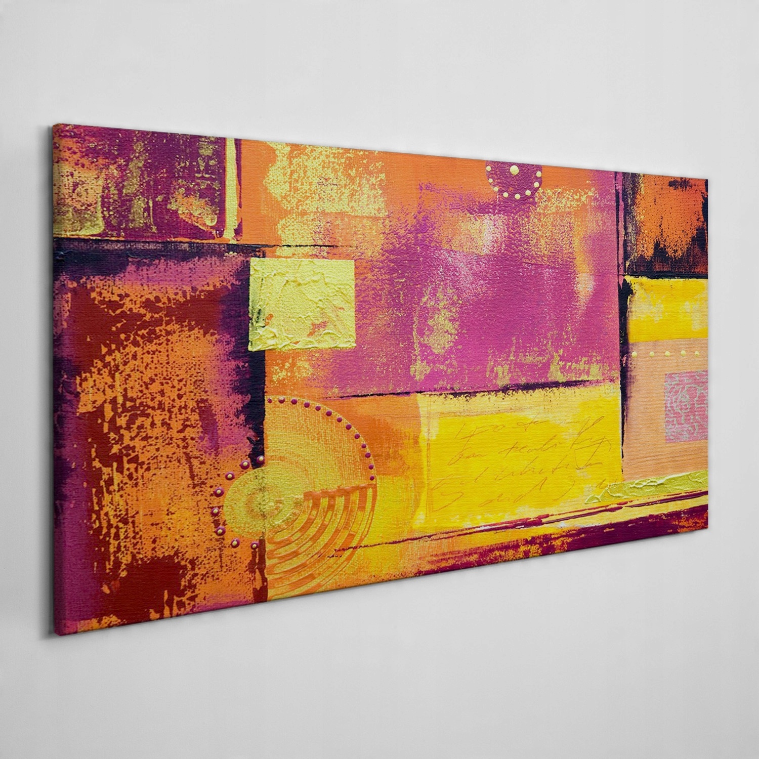 

Obraz na płótnie Abstrakcja prostokąty 100x50 cm