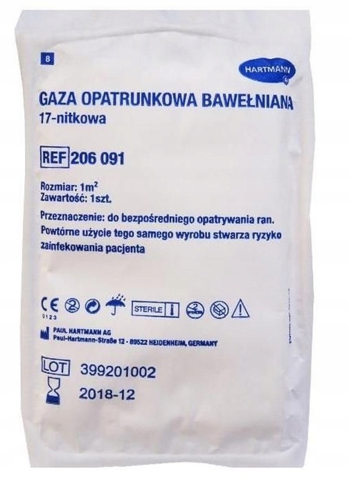 

Hartmann Gaza opatr. baw. kopert. jał. 17n, 1m2