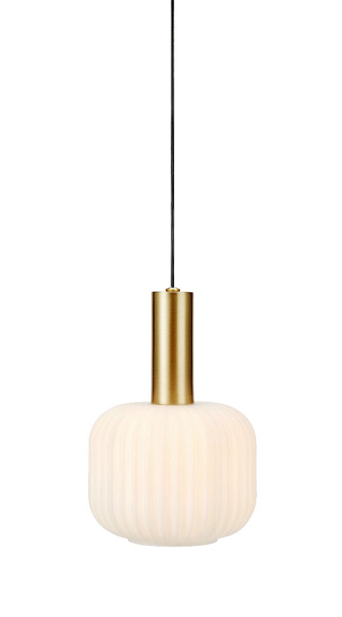 Závěsná lampa Markslöjd Sober 108123 bílá/mosaz