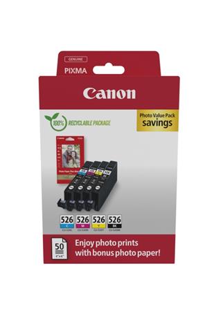 Canon cartridge CLI-526 C/m/y MultiPack (CLI526CMY) Photo Value