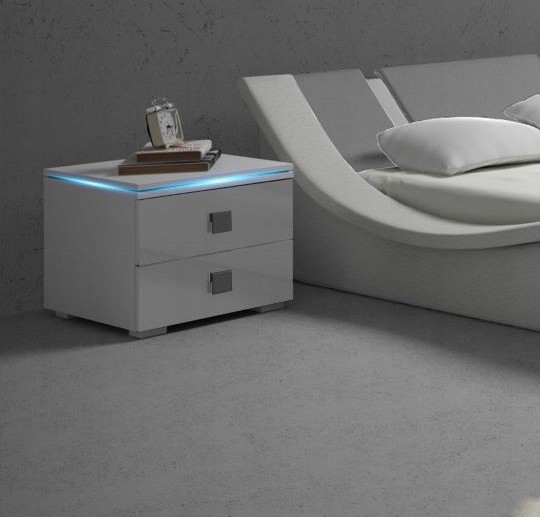 SZAFKA NOCNA DO SYPIALNI + LED GRATIS 40X40X45 Marka Remax