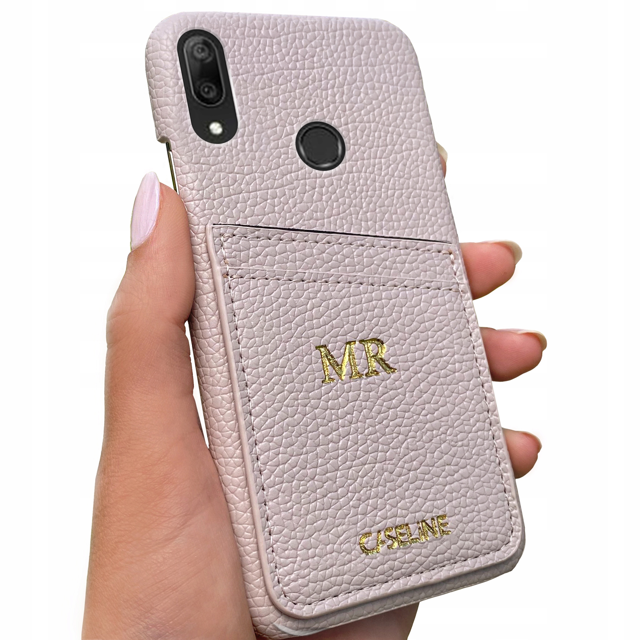 

Etui Monogram do Huawei Y7 2019 inicjały + Szkło