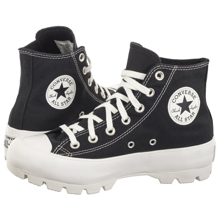 Dámské tenisky Converse Ctas Lugged Hi Black/White/Black Černé