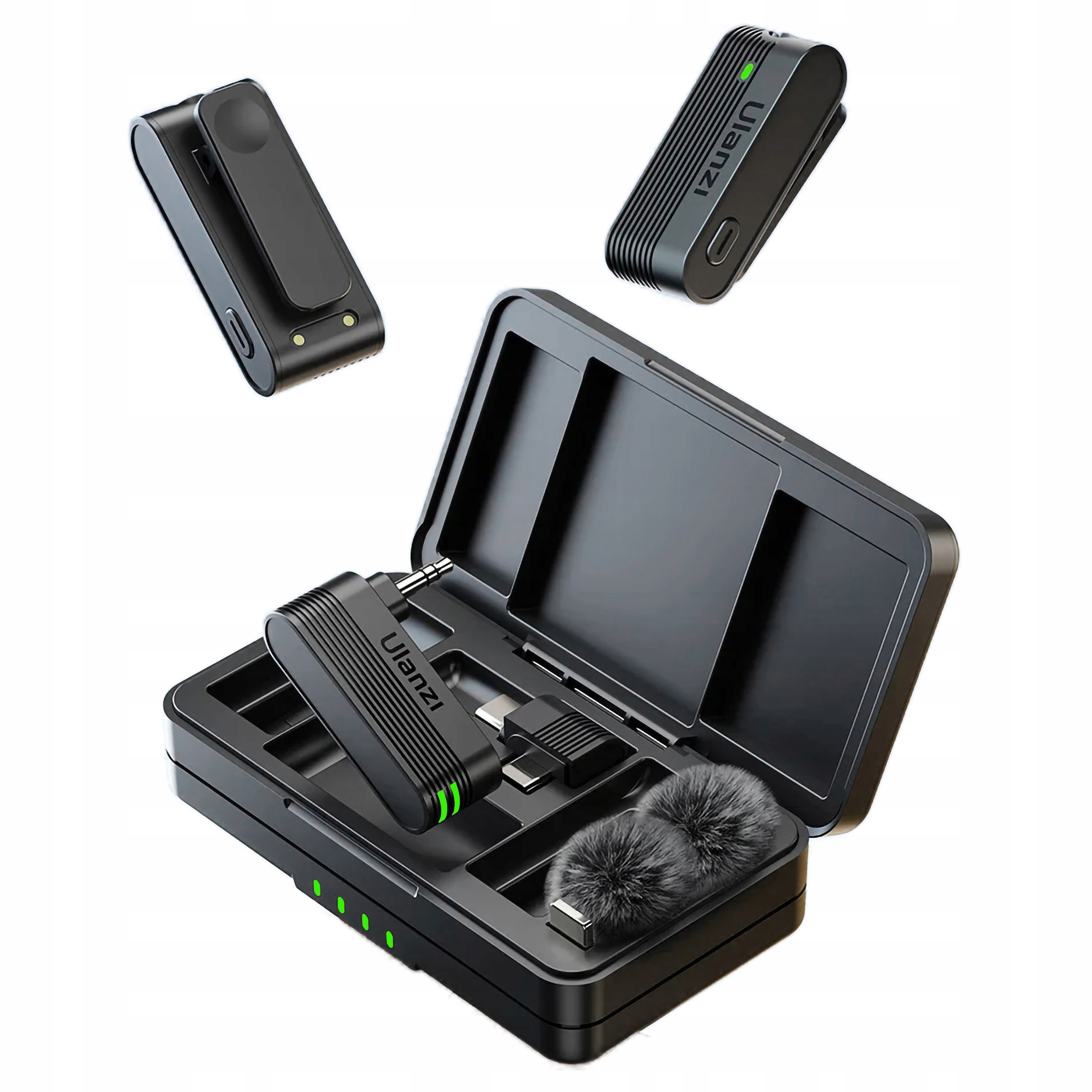 Mikrofon Bezprzewodowy Usb-c minijack 3.5mm Ulanzi A100 do iPhone 16 15 Pro