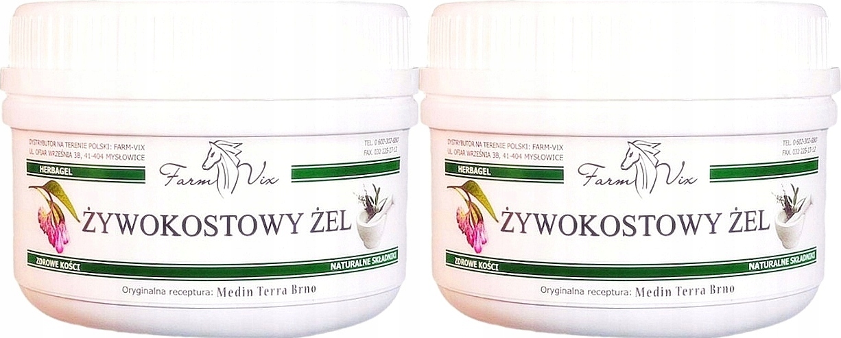 

Żywokostowy Żel 700ml Naturalne Składniki Farm-Vix