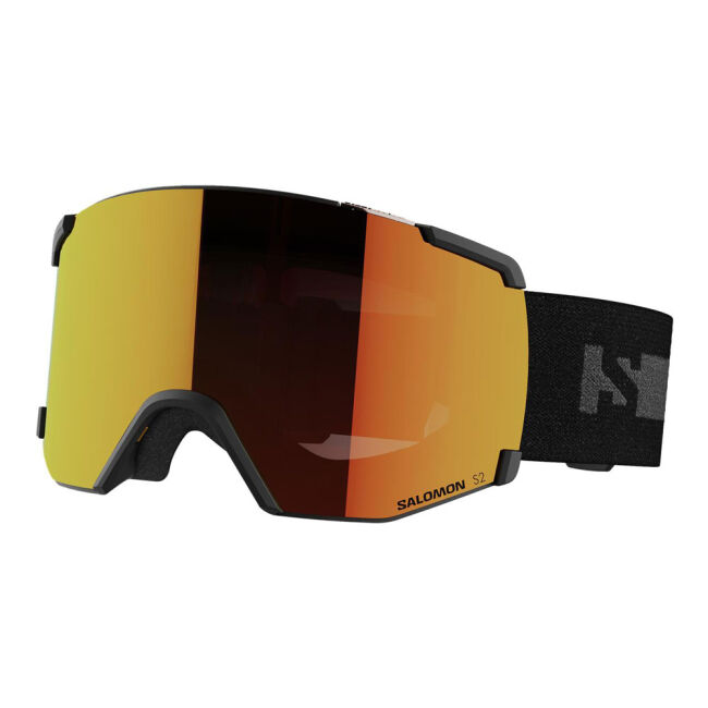 Gogle Narciarskie Salomon S/view Black Mid Red S2