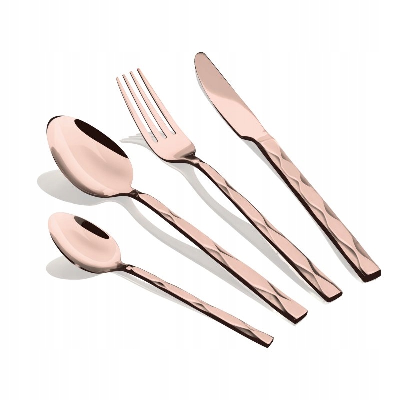 Súprava príborov nerez 24 ks Rose Gold Collection