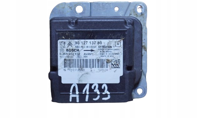 SENSOR MODUŁ AIRBAG PEUGEOT 2008 I 9812713780
