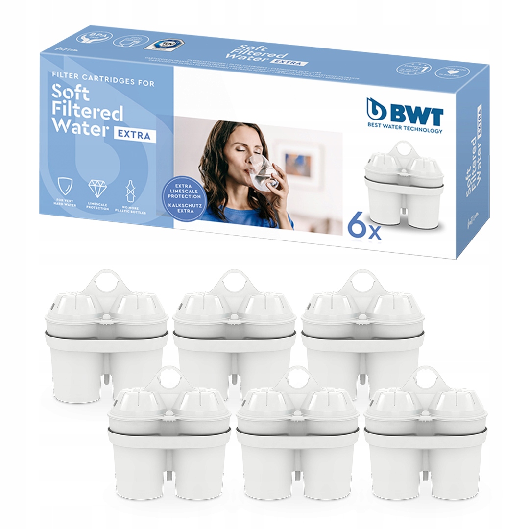 Wkład Filtrujący Filtr do Dzbanka Bwt Soft Filtred Water Miękka Woda 6szt