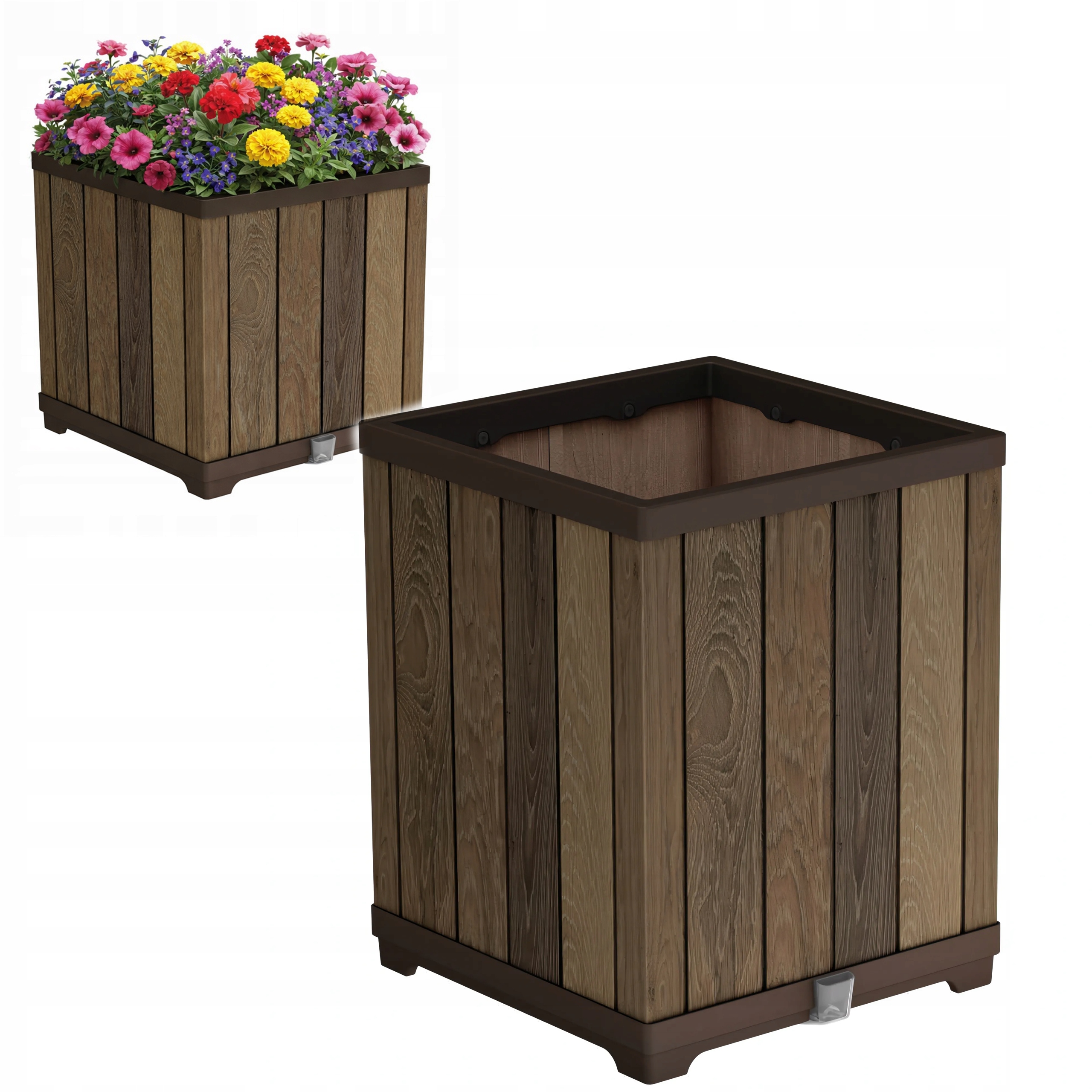 Záhradný kvetináč na kvety a rastliny Deco 45,5x45,5x55 cm Keter