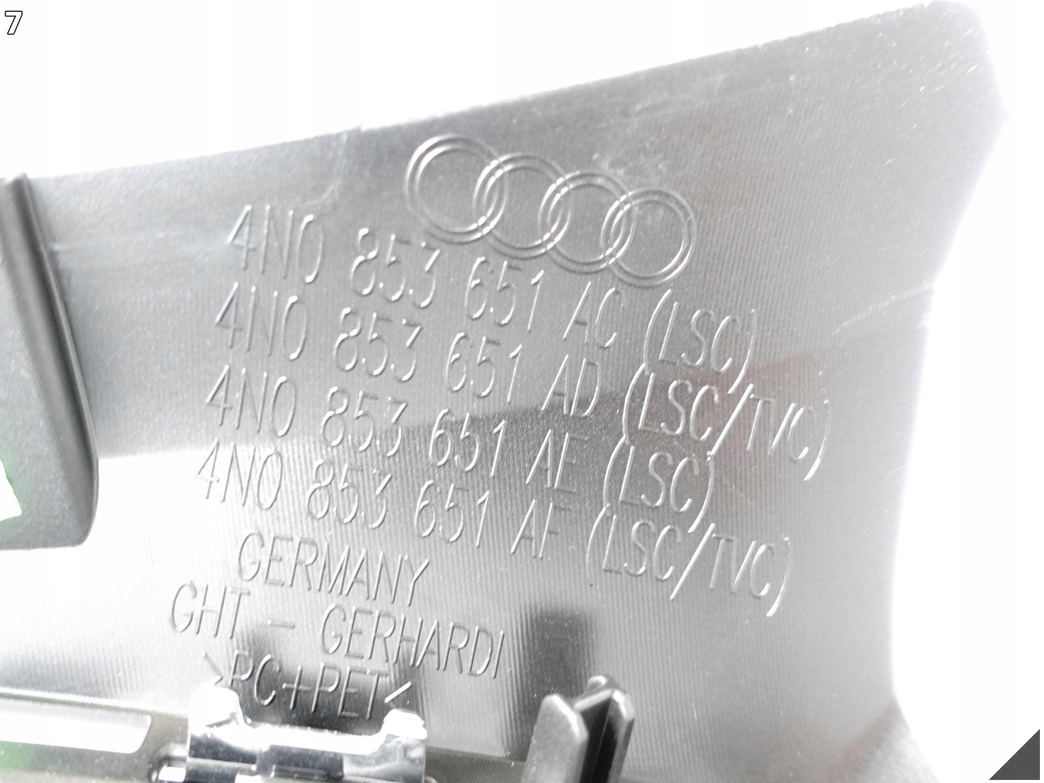 AUDI A8 S8 4N0 D5 LIFT S-LINE 21- ZDERZAK GRILL ATRAPA PRZÓD B.ŁADNY Strona zabudowy przód