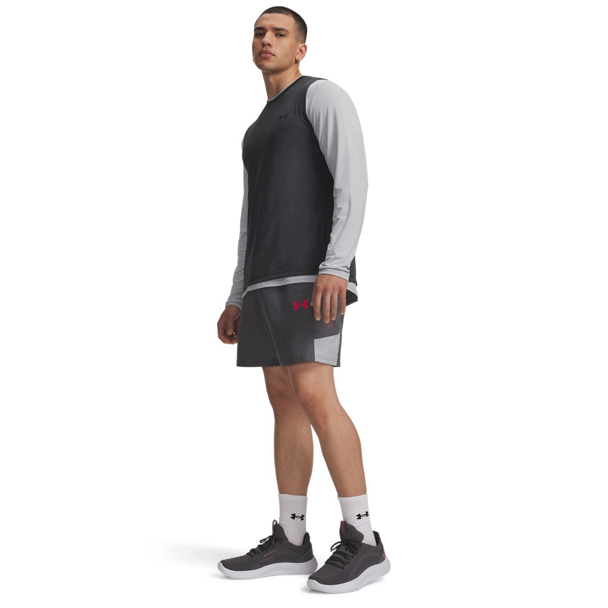 Męskie spodenki treningowe Under Armour Ua Tech Utility Shorts Szary XXL