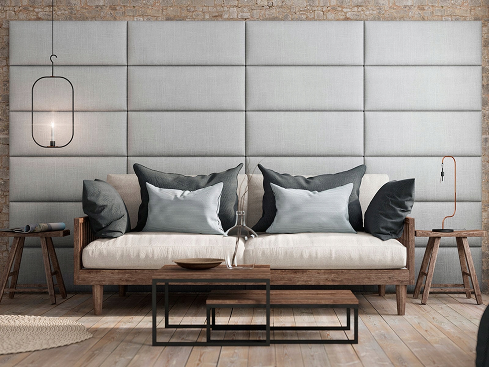 PANELE TAPICEROWANE WEZGŁOWIE ścienne 80x40 Producent inna