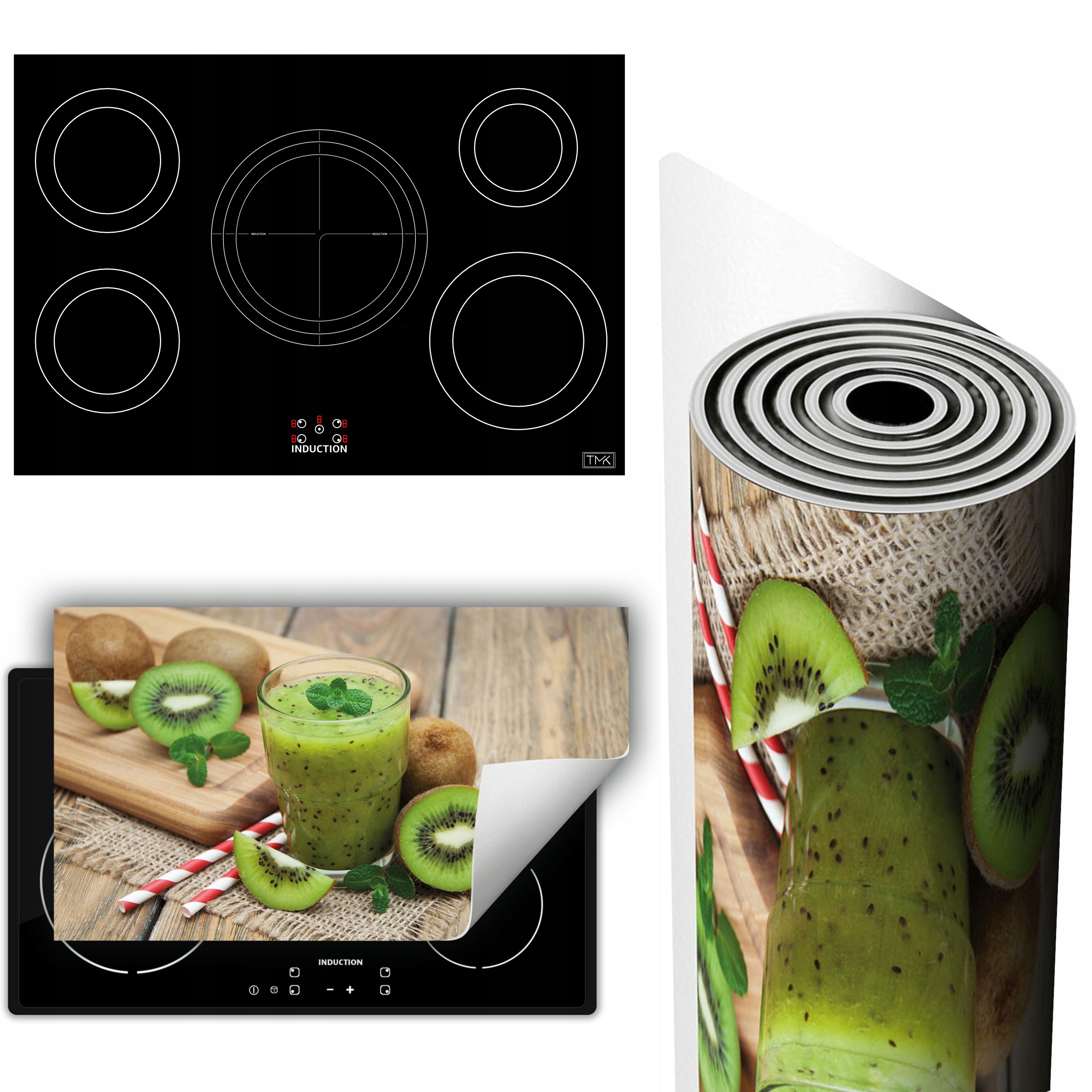 Vinylová Podložka Na Ochranu Kuchyňské Desky 90x52 Kiwi dřevo