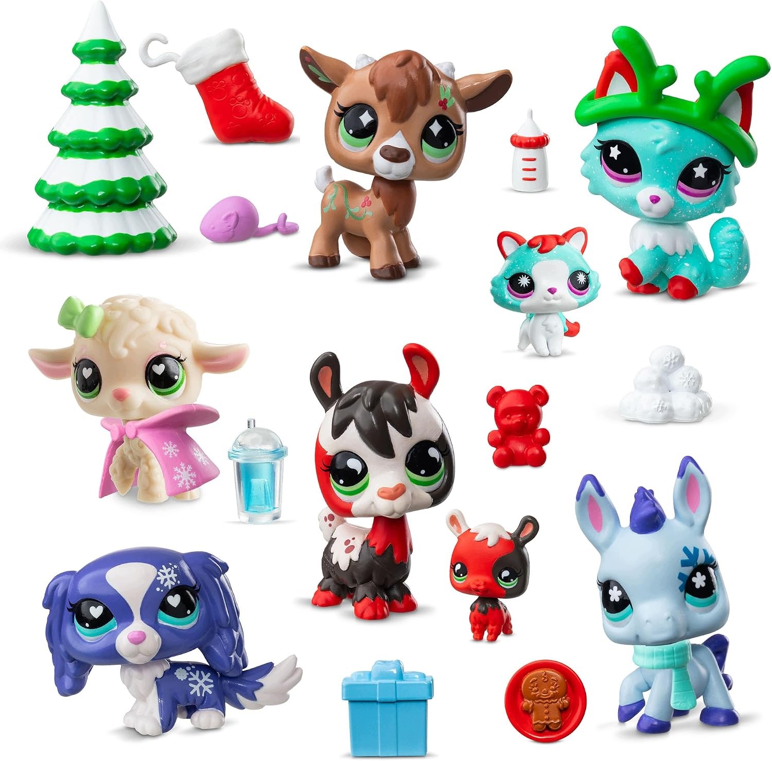 Адвент-календарь Littlest Pet Shop Deluxe Holiday 1149, фигурки зверюшек, от 4 лет — фото 2