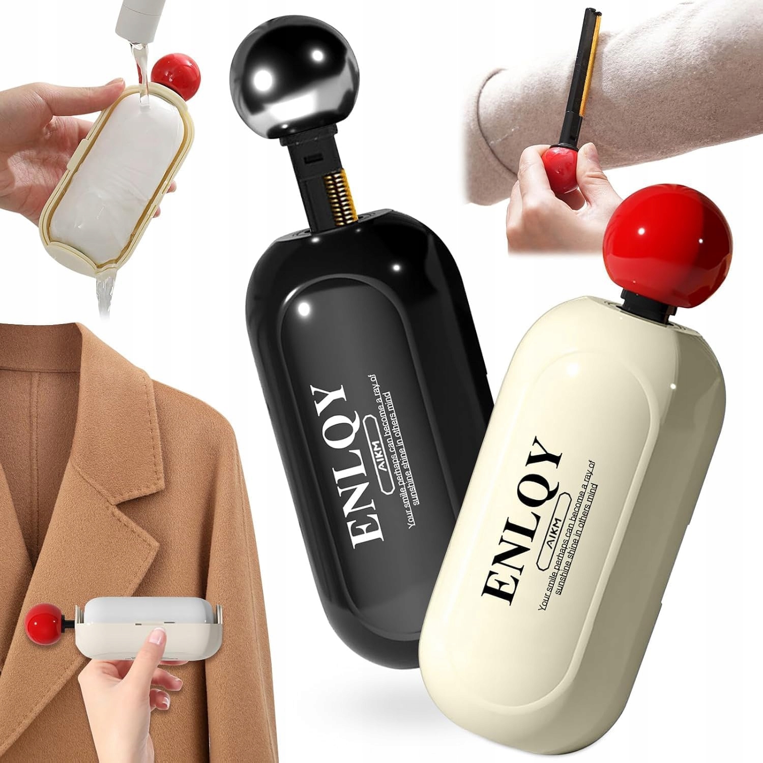 Levně Mini Váleček Na Sběr Vlasů A Žmolků Z Oblečení Nábytku, Sada 2 Kusů