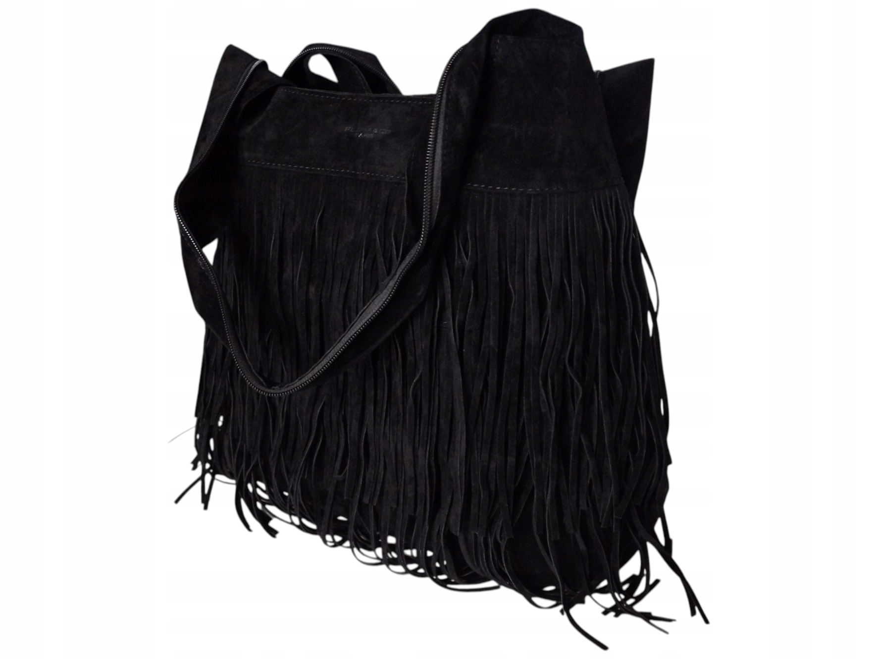 Dámská semišová kabelka Shopper Taška Flora&Co Černá