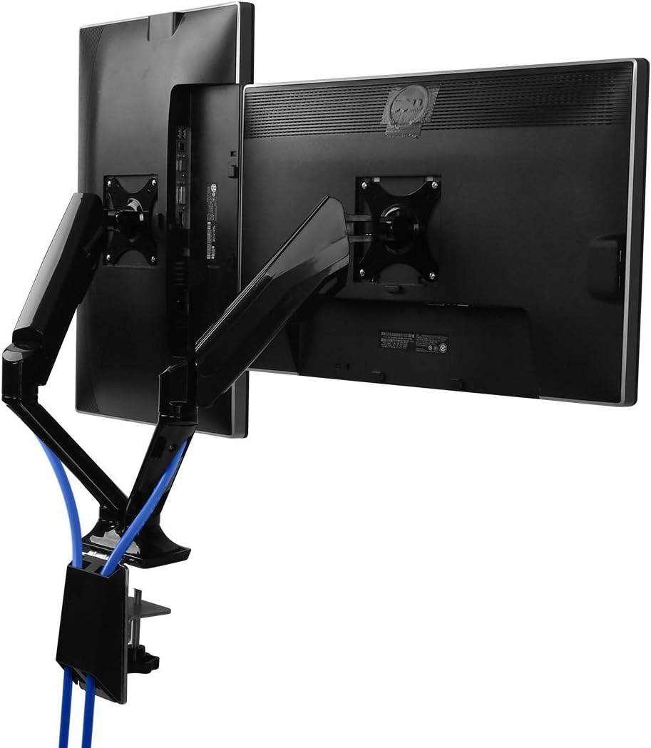 Držák Držáku Monitoru Dvojitý Fleximounts Průchodka Regulace 3V1